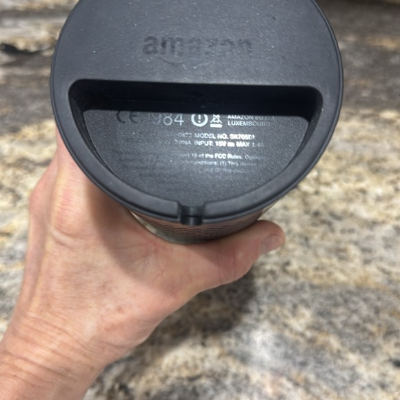 Amazon Echo Alexa 1st Generation SK705DI Smart Speaker Portable Black Power Cord - Picture 3 of 4